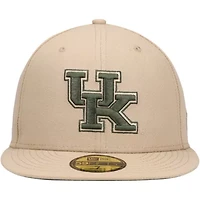 NCAA Kentucky Wildcats Camel & Rifle 59FIFTY Fitted Hat