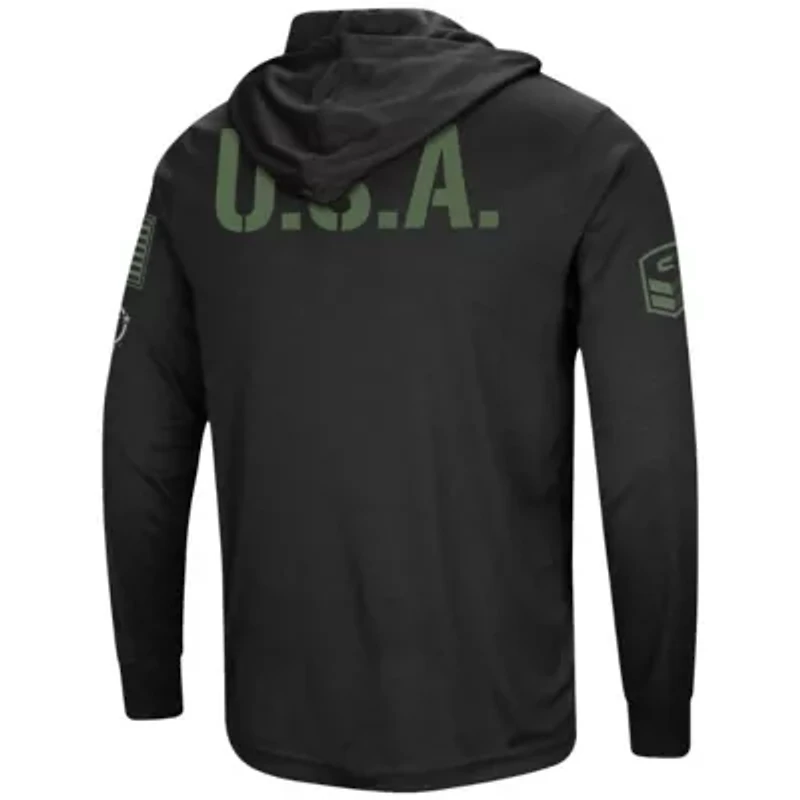 NCAA Iowa State Cyclones OHT Military Appreciation Team Hoodie Long Sleeve T-Shirt