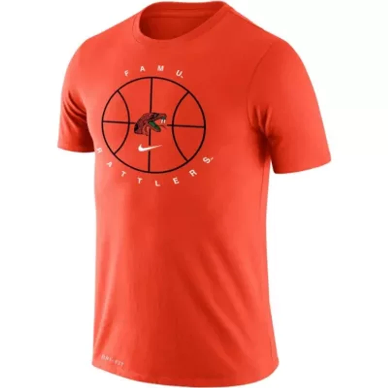 NCAA Nike Florida A&M Rattlers Basketball Icon Legend Performance T-Shirt
