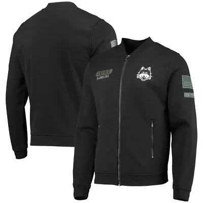 NCAA Loyola Chicago Ramblers OHT Military Appreciation High-Speed Bomber Full-Zip Jacket