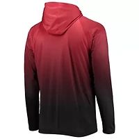 NCAA PFG Georgia Bulldogs Terminal Tackle Omni-Shade UPF 50 Long Sleeve Hooded Top