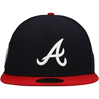 MLB Atlanta Braves 9/11 Memorial Side Patch 59FIFTY Fitted Hat
