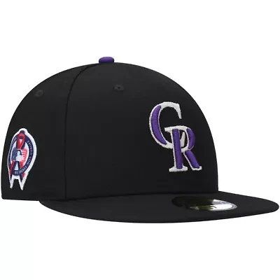 MLB Colorado Rockies 9/11 Memorial Side Patch 59FIFTY Fitted Hat