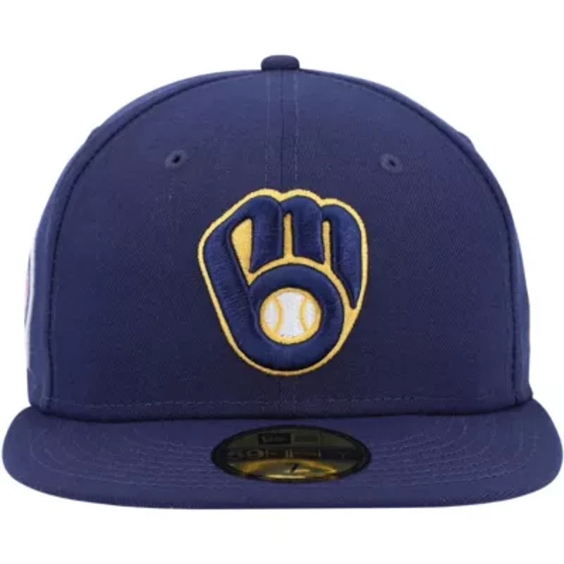 MLB Milwaukee Brewers 9/11 Memorial Side Patch 59FIFTY Fitted Hat