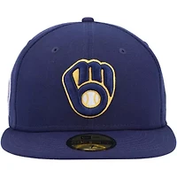 MLB Milwaukee Brewers 9/11 Memorial Side Patch 59FIFTY Fitted Hat