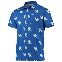 NCAA Kentucky Wildcats Super Slack Tide Omni-Shade Button-Up Shirt