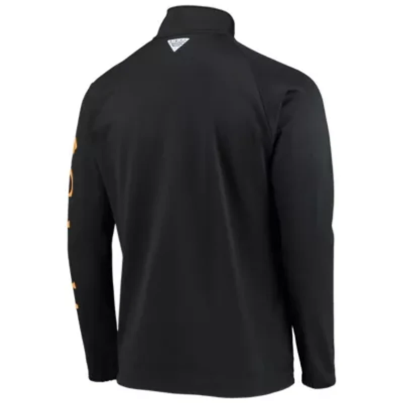 NCAA Virginia Tech Hokies Terminal Tackle Fleece Raglan Omni-Shade Quarter-Zip Jacket