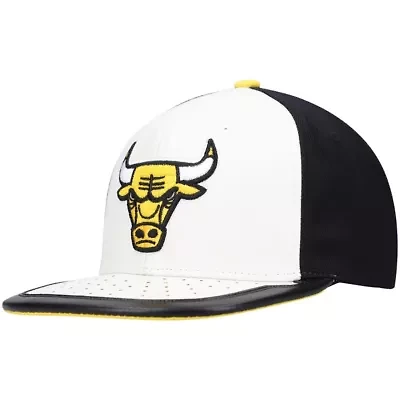 NBA White/Yellow Chicago Bulls Day One Snapback Hat