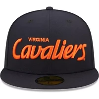 NCAA Virginia Cavaliers Script Original 59FIFTY Fitted Hat