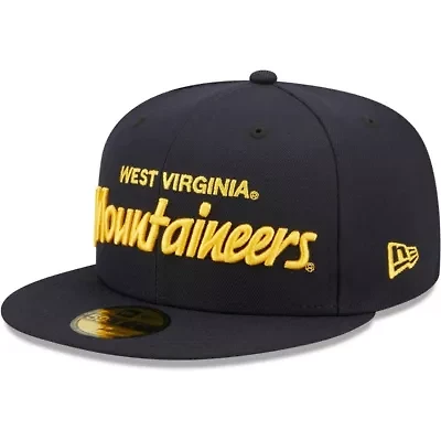 NCAA West Virginia Mountaineers Script Original 59FIFTY Fitted Hat
