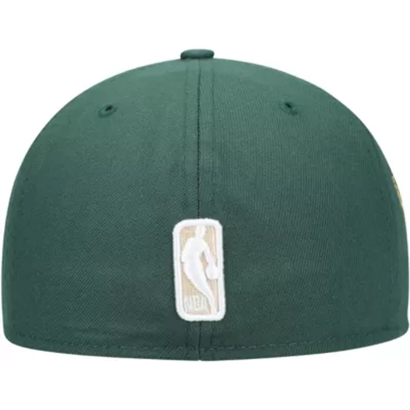 NBA Hunter Milwaukee Bucks 2021 Champs Retro Pop Undervisor 59FIFTY Fitted Hat