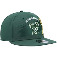 NBA Hunter Milwaukee Bucks 2021 NBA Finals s Tear On The Court 9FIFTY Snapback Hat