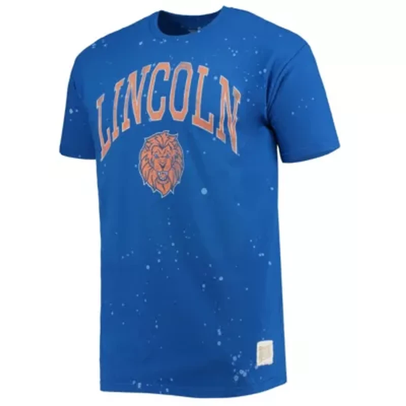 NCAA Lincoln Lions Bleach Splatter T-Shirt