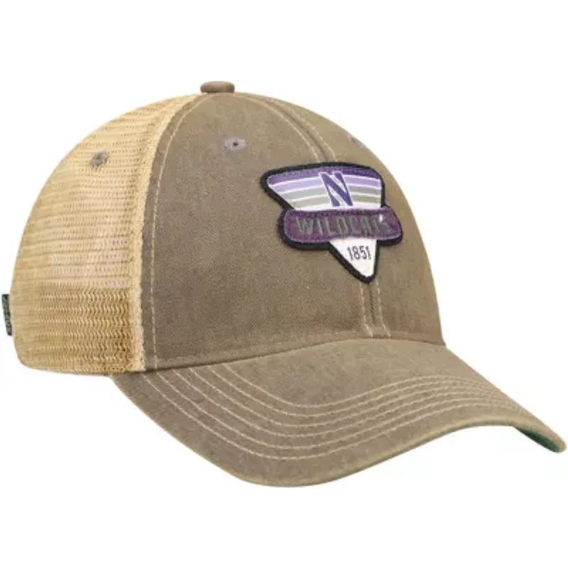 NCAA Northwestern Wildcats Legacy Point Old Favorite Trucker Snapback Hat