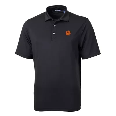 NCAA Clemson Tigers Virtue Eco Pique Recycled Polo