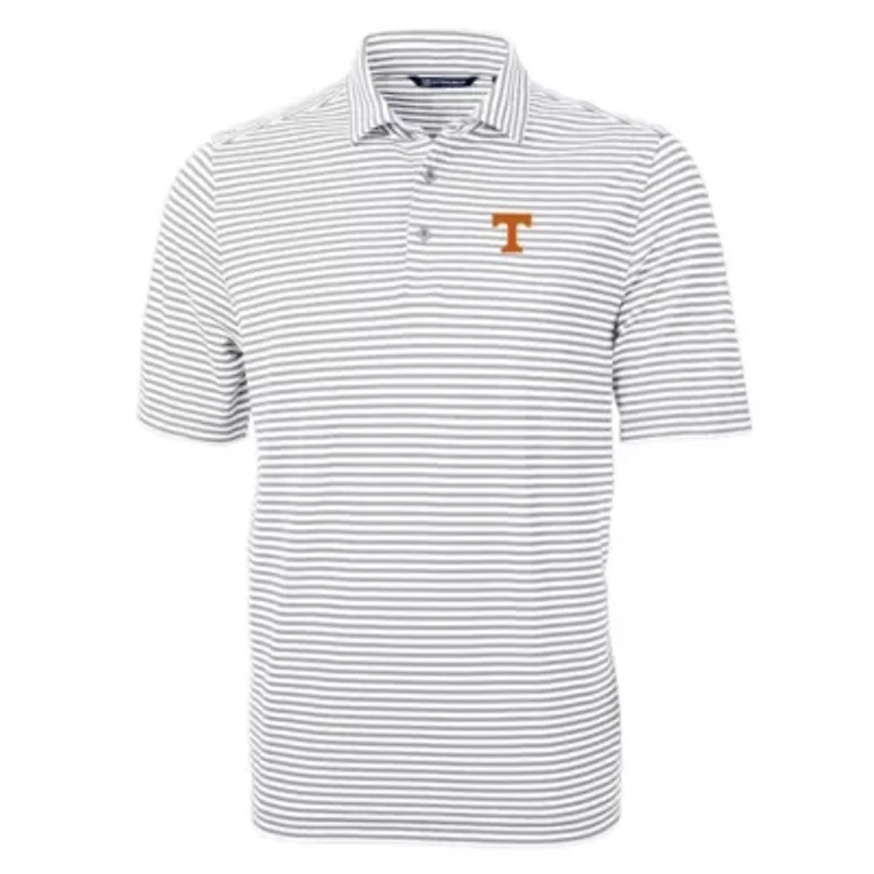 NCAA Tennessee Volunteers Virtue Eco Pique Stripe Recycled Polo