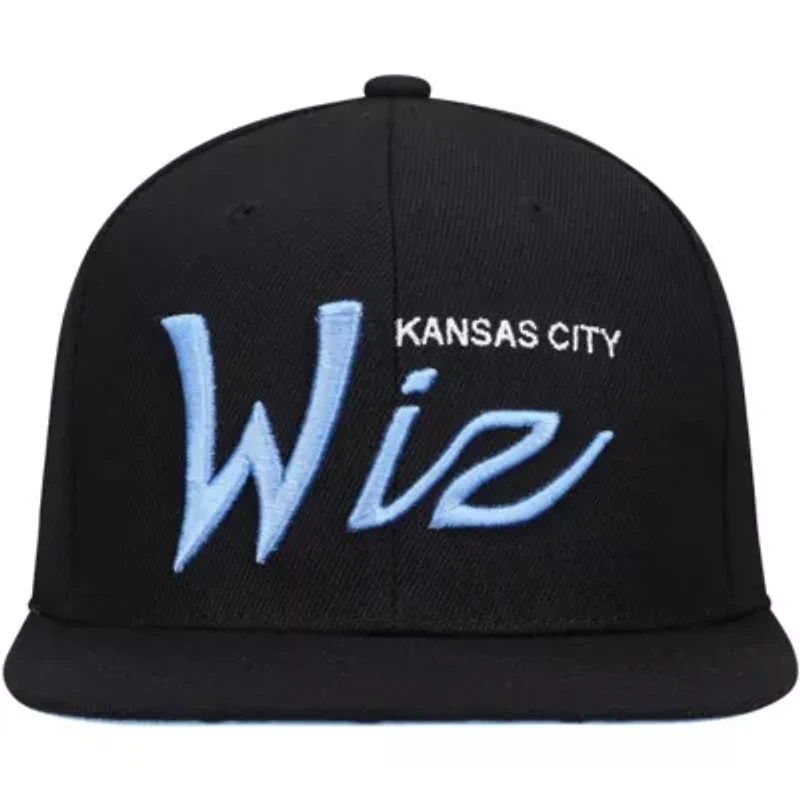 MLS Sky Kansas City Wiz Historic Logo Since '96 Foundation Script Snapback Hat