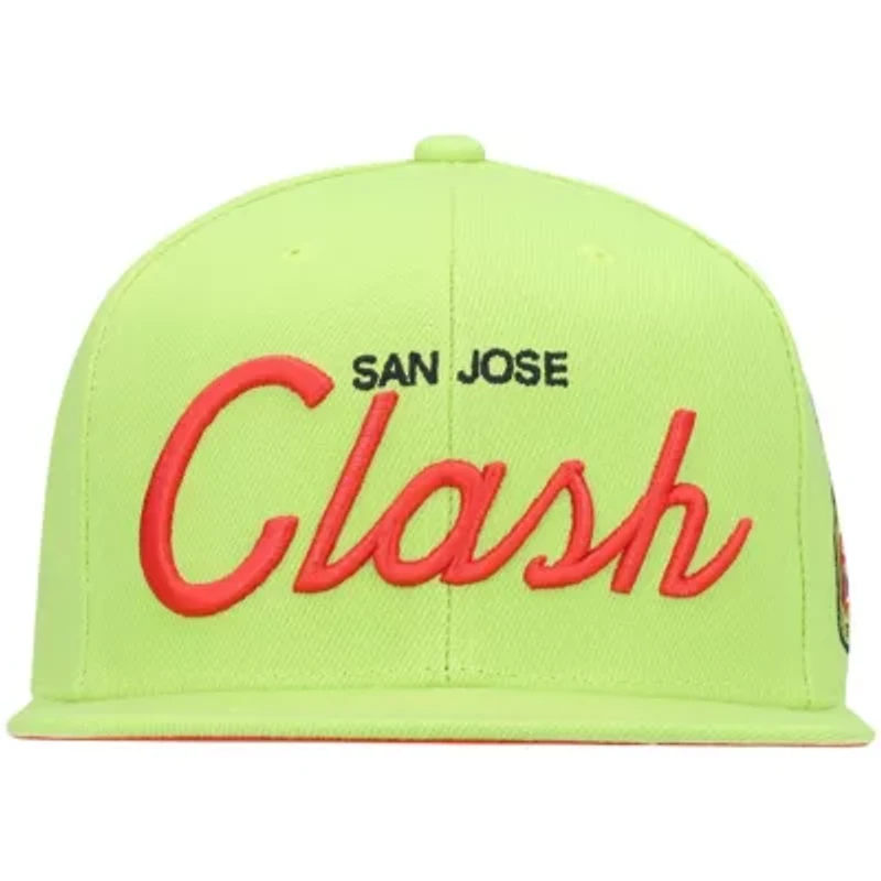 MLS San Jose Clash Historic Logo Since '96 Foundation Script Snapback Hat