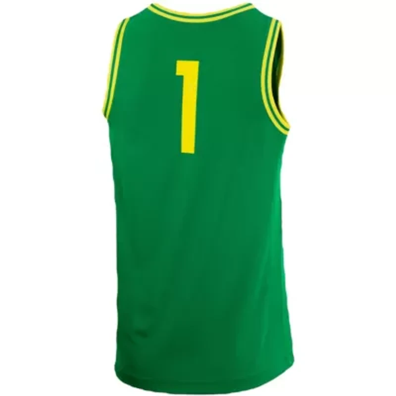 NCAA Unisex Nike #1 Oregon Ducks Basketball Replica Jersey