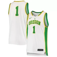 NCAA Unisex Nike #1 Oregon Ducks Basketball Throwback Replica Jersey