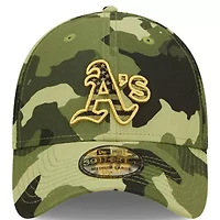 Cooperstown Teams Oakland Athletics 2022 Armed Forces Day 39THIRTY Flex Hat