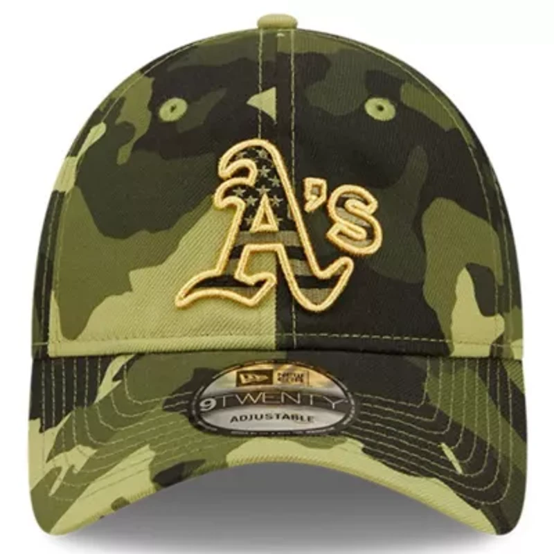 Cooperstown Teams Oakland Athletics 2022 Armed Forces Day 9TWENTY Adjustable Hat