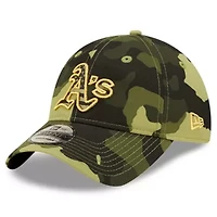 Cooperstown Teams Oakland Athletics 2022 Armed Forces Day 9TWENTY Adjustable Hat