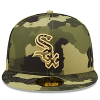 Chicago White Sox MLB 2022 Armed Forces Day On-Field 59FIFTY Fitted Hat