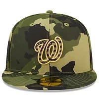 MLB Washington Nationals 2022 Armed Forces Day On-Field 59FIFTY Fitted Hat