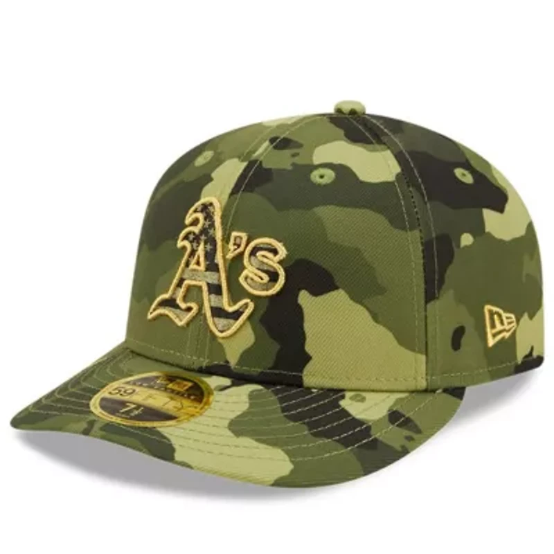 Cooperstown Teams Oakland Athletics 2022 Armed Forces Day On-Field Low 59FIFTY