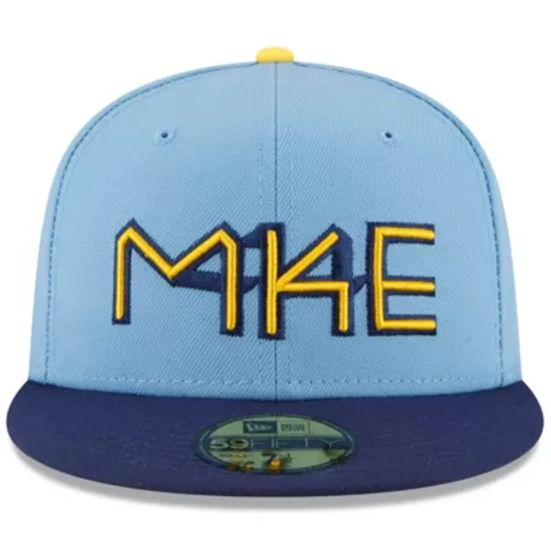 MLB Powder Milwaukee Brewers 2022 City Connect 59FIFTY Fitted Hat