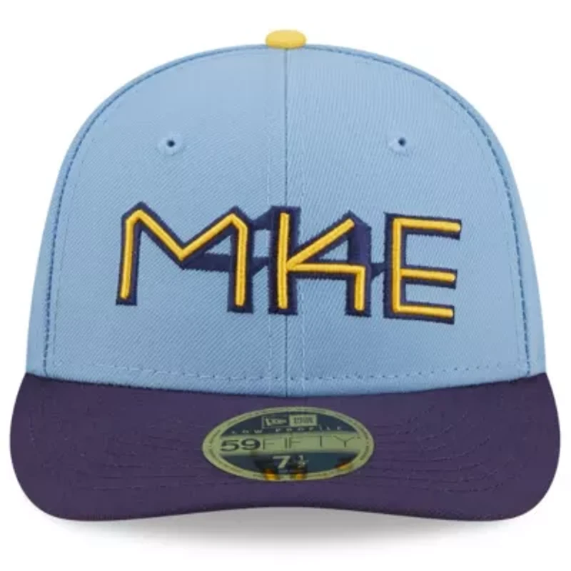 MLB Powder Milwaukee Brewers 2022 City Connect Low 59FIFTY Fitted Hat