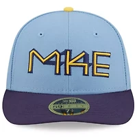 MLB Powder Milwaukee Brewers 2022 City Connect Low 59FIFTY Fitted Hat