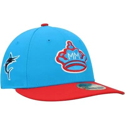 MLB Blue/Red Miami Marlins City Connect 59FIFTY Fitted Hat