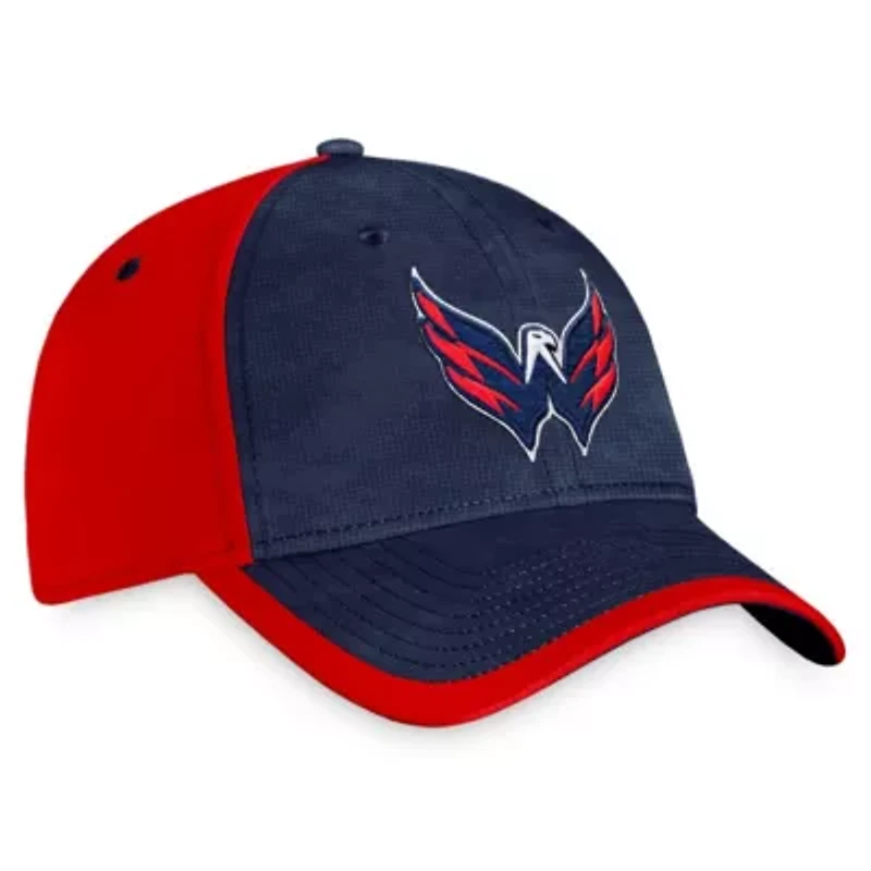 NHL Fanatics Navy/Red Washington Capitals Authentic Pro Rink Flex Hat