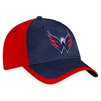 NHL Fanatics Navy/Red Washington Capitals Authentic Pro Rink Flex Hat