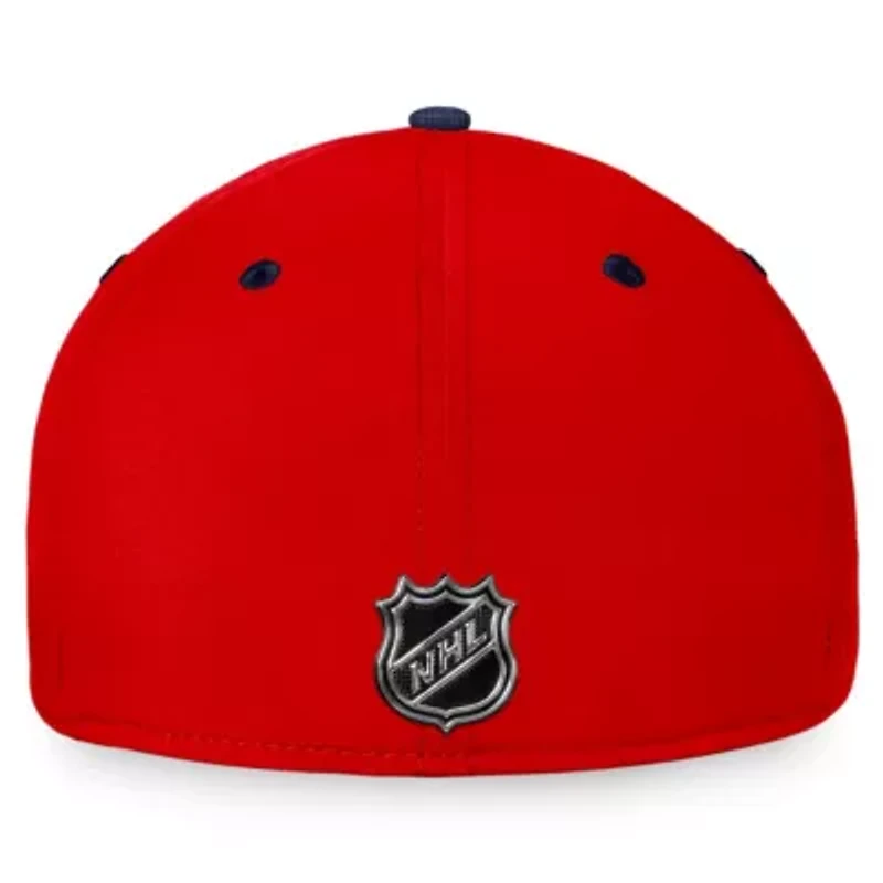 NHL Fanatics Navy/Red Washington Capitals Authentic Pro Rink Flex Hat