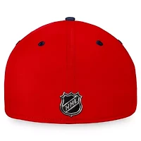 NHL Fanatics Navy/Red Washington Capitals Authentic Pro Rink Flex Hat