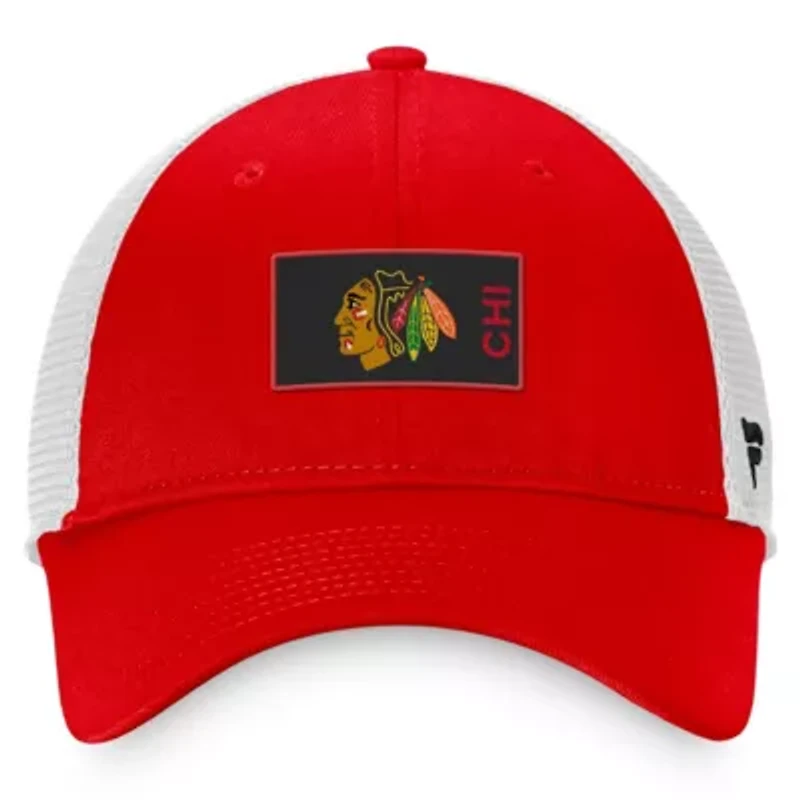NHL Fanatics Chicago Blackhawks Authentic Pro Rink Trucker Snapback Hat