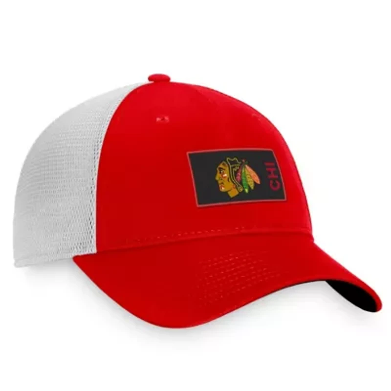 NHL Fanatics Chicago Blackhawks Authentic Pro Rink Trucker Snapback Hat