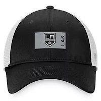 NHL Fanatics Black/White Los Angeles Kings Authentic Pro Rink Trucker Snapback Hat