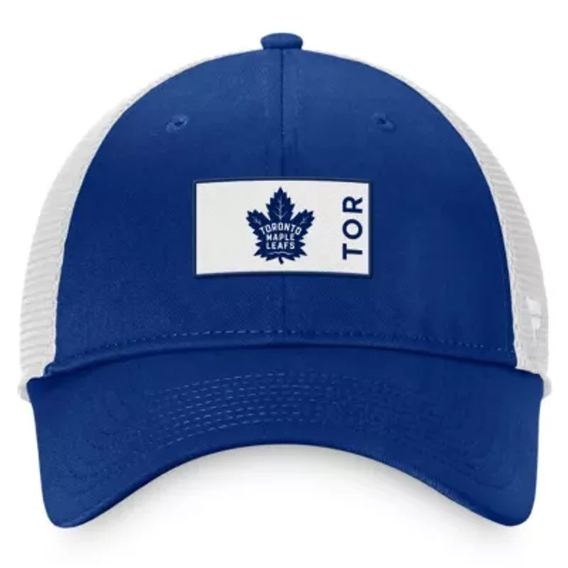 NHL Fanatics Toronto Maple Leafs Authentic Pro Rink Trucker Snapback Hat
