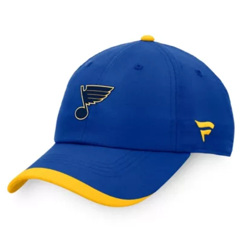 NHL Fanatics St. Louis Blues Authentic Pro Rink Pinnacle Adjustable Hat