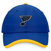 NHL Fanatics St. Louis Blues Authentic Pro Rink Pinnacle Adjustable Hat