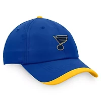 NHL Fanatics St. Louis Blues Authentic Pro Rink Pinnacle Adjustable Hat