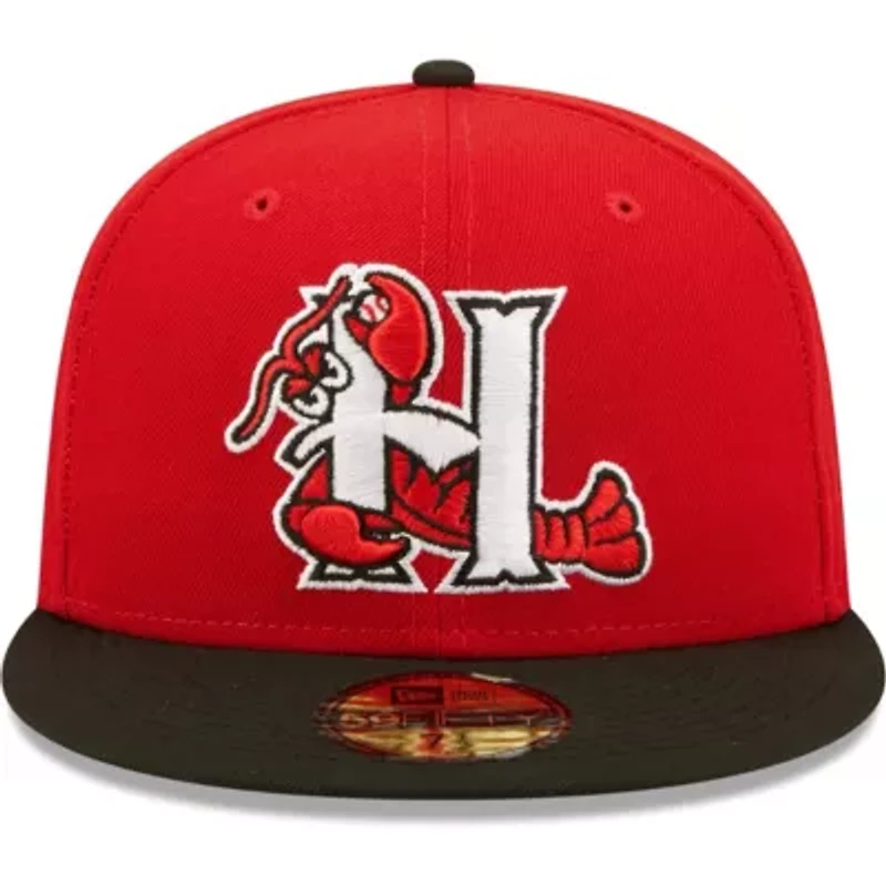 MiLB Hickory Crawdads Authentic Collection Team Home 59FIFTY Fitted Hat