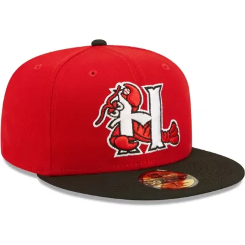 MiLB Hickory Crawdads Authentic Collection Team Home 59FIFTY Fitted Hat