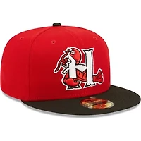 MiLB Hickory Crawdads Authentic Collection Team Home 59FIFTY Fitted Hat