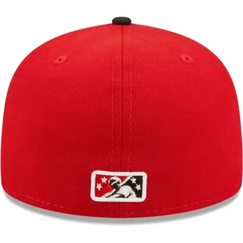 MiLB Hickory Crawdads Authentic Collection Team Home 59FIFTY Fitted Hat