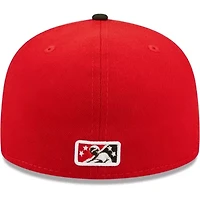 MiLB Hickory Crawdads Authentic Collection Team Home 59FIFTY Fitted Hat